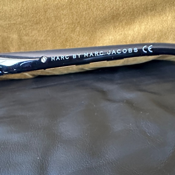 Marc by Marc Jacobs Black Sunglasses with Turquoise Spot Accents main image 4